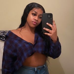 cropped flannel